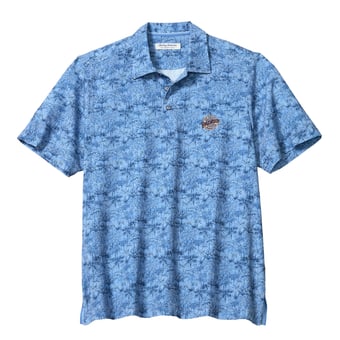 Men's Tommy Bahama Blue San Diego Padres Bahama Coast Palm Retreat IslandZone Polo