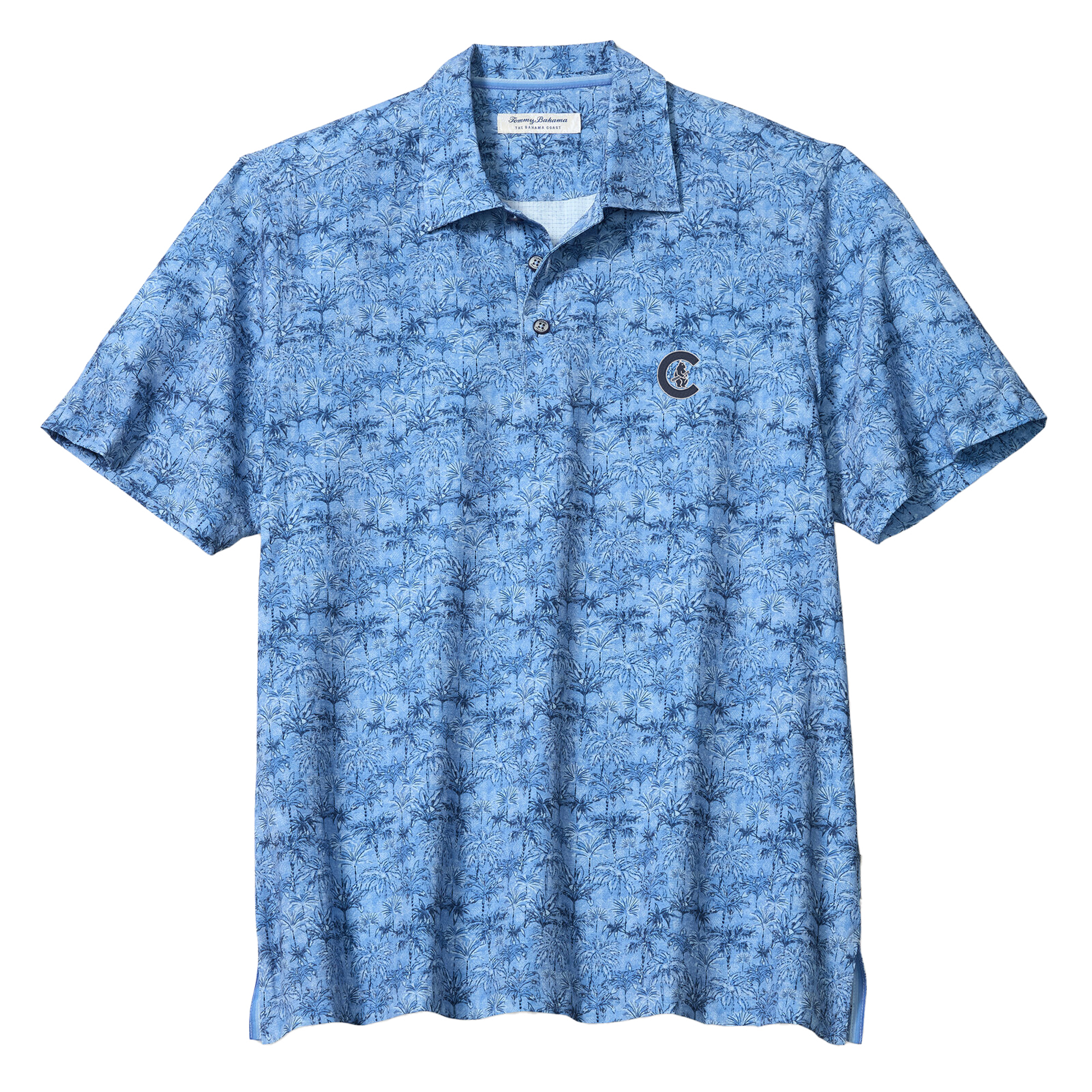 Men's Tommy Bahama Blue Chicago Cubs Bahama Coast Palm Retreat Polo