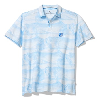 Men's Tommy Bahama  Blue Baltimore Orioles Corsica Coast IslandZone Tri-Blend Polo