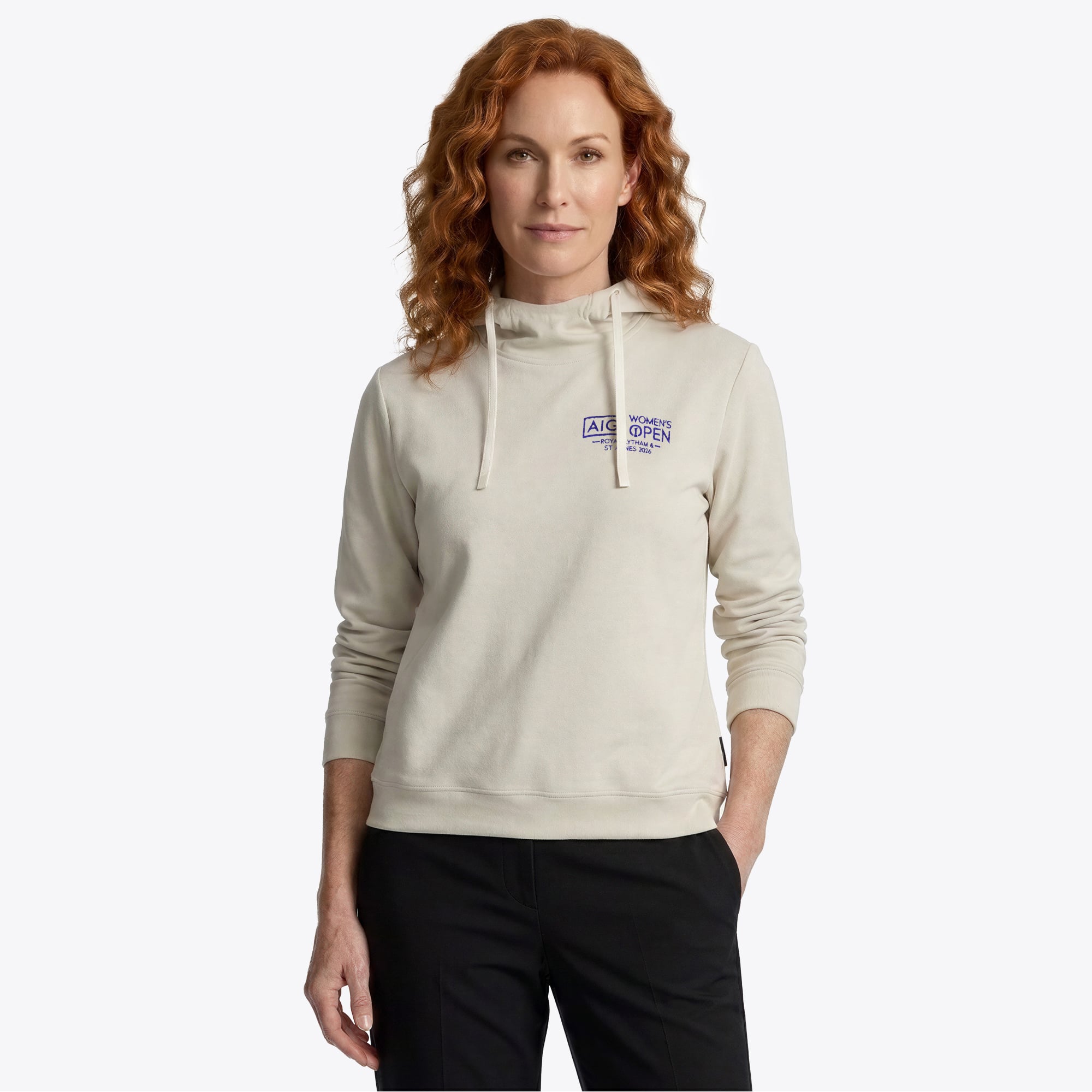 Felpa con cappuccio AIG Women's Open Royal Lytham & St Annes 2026 Abacus Banff - Cream - Donna