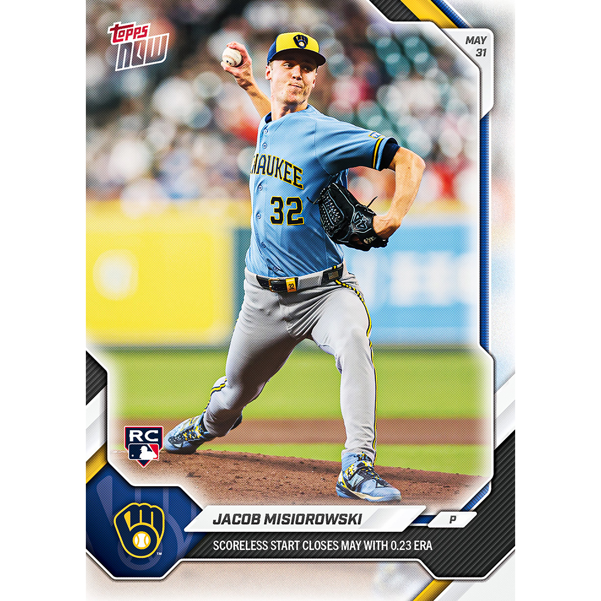 Jacob Misiorowski - 2026 MLB Topps NOW® - Card 272