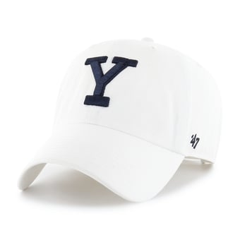 Men's '47 White Yale Bulldogs Clean Up Adjustable Hat