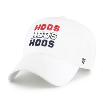 Unisex '47  Virginia Cavaliers White Clean Up Adjustable Hat