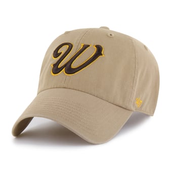 Unisex '47  Wyoming Cowboys Khaki Clean Up Adjustable Hat