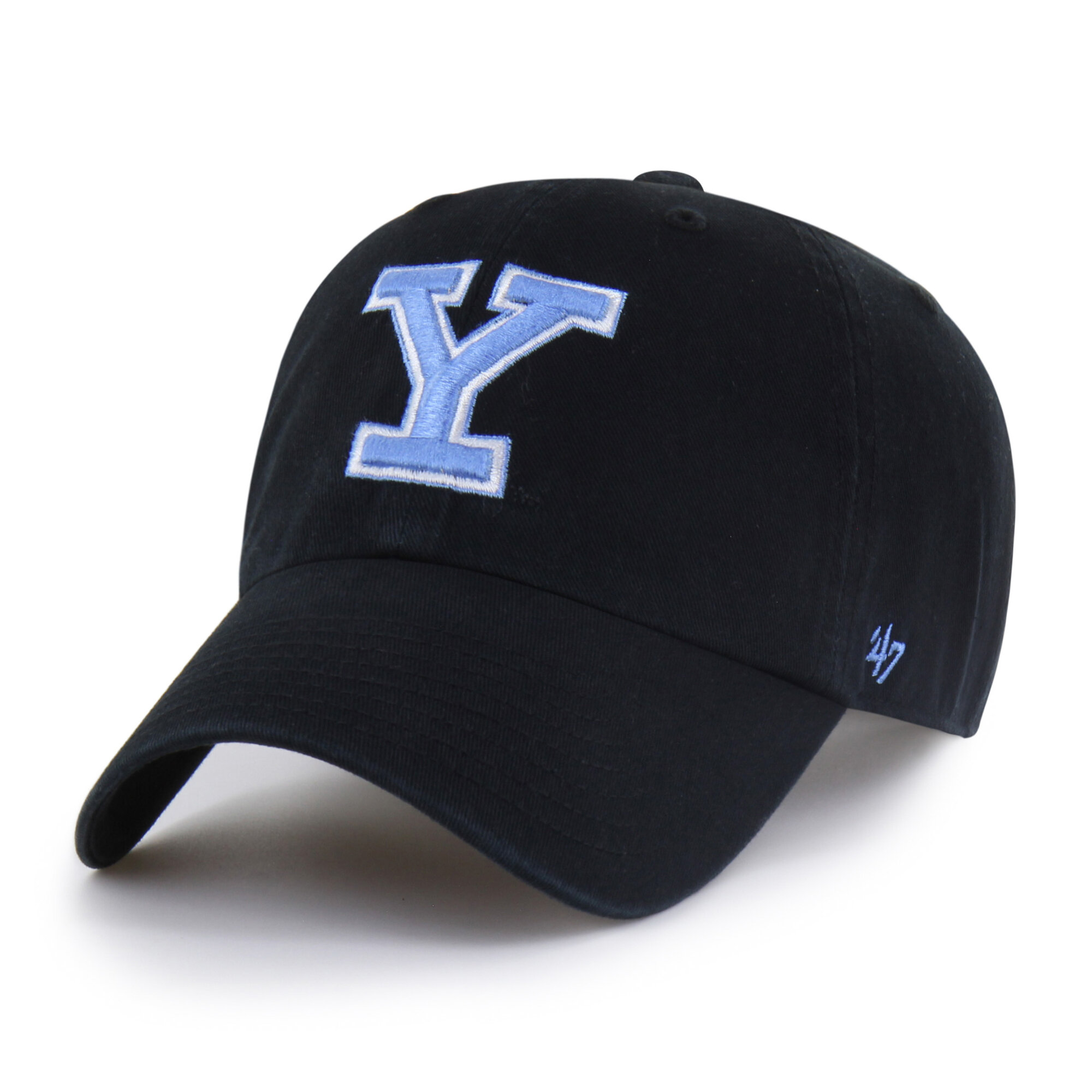 Men's '47 Black Yale Bulldogs Clean Up Adjustable Hat