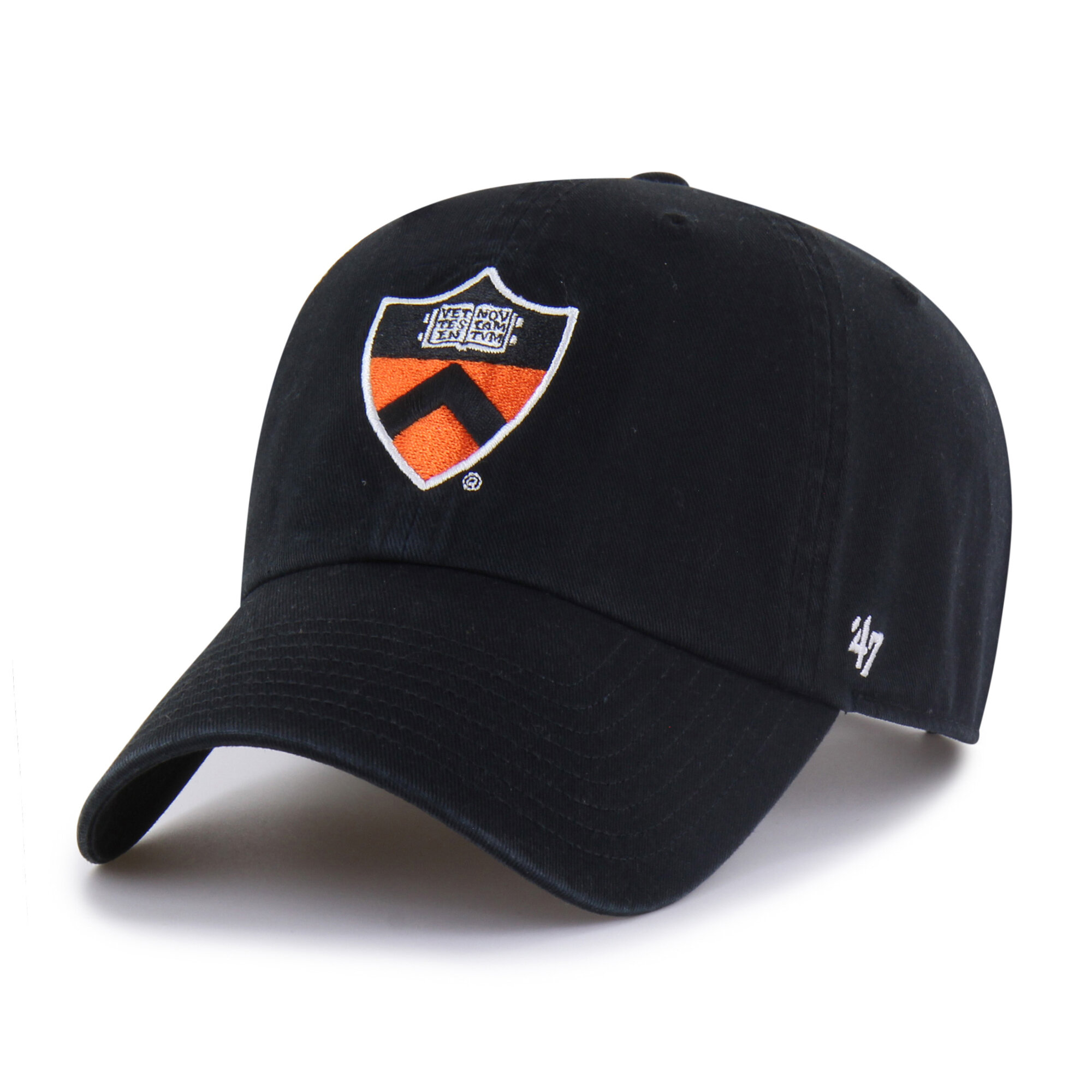 Men's '47 Black Princeton Tigers Clean Up Adjustable Hat
