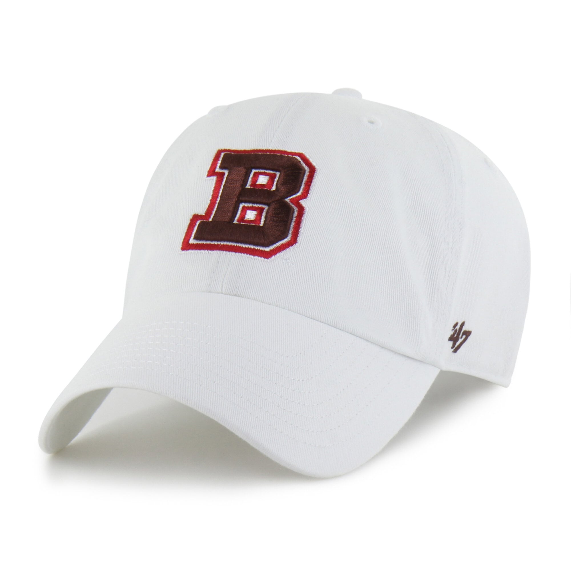 Men's '47  White Brown Bears Clean Up Adjustable Hat