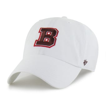 Men's '47  White Brown Bears Clean Up Adjustable Hat