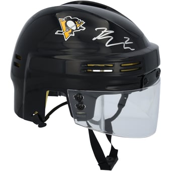 Rutger McGroarty Pittsburgh Penguins Autographed Black Mini Helmet