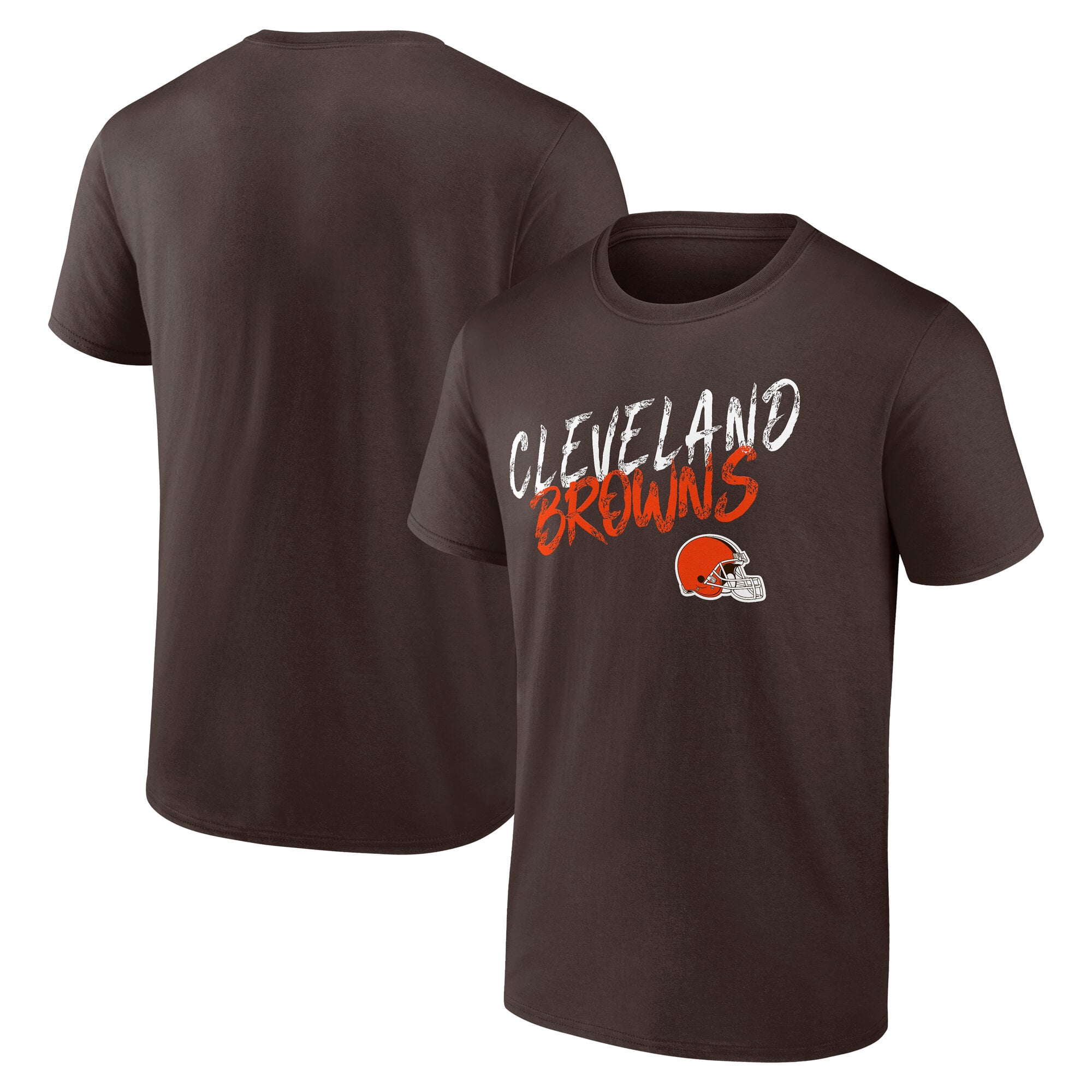 Men's Brown Cleveland Browns Hustle T-Shirt