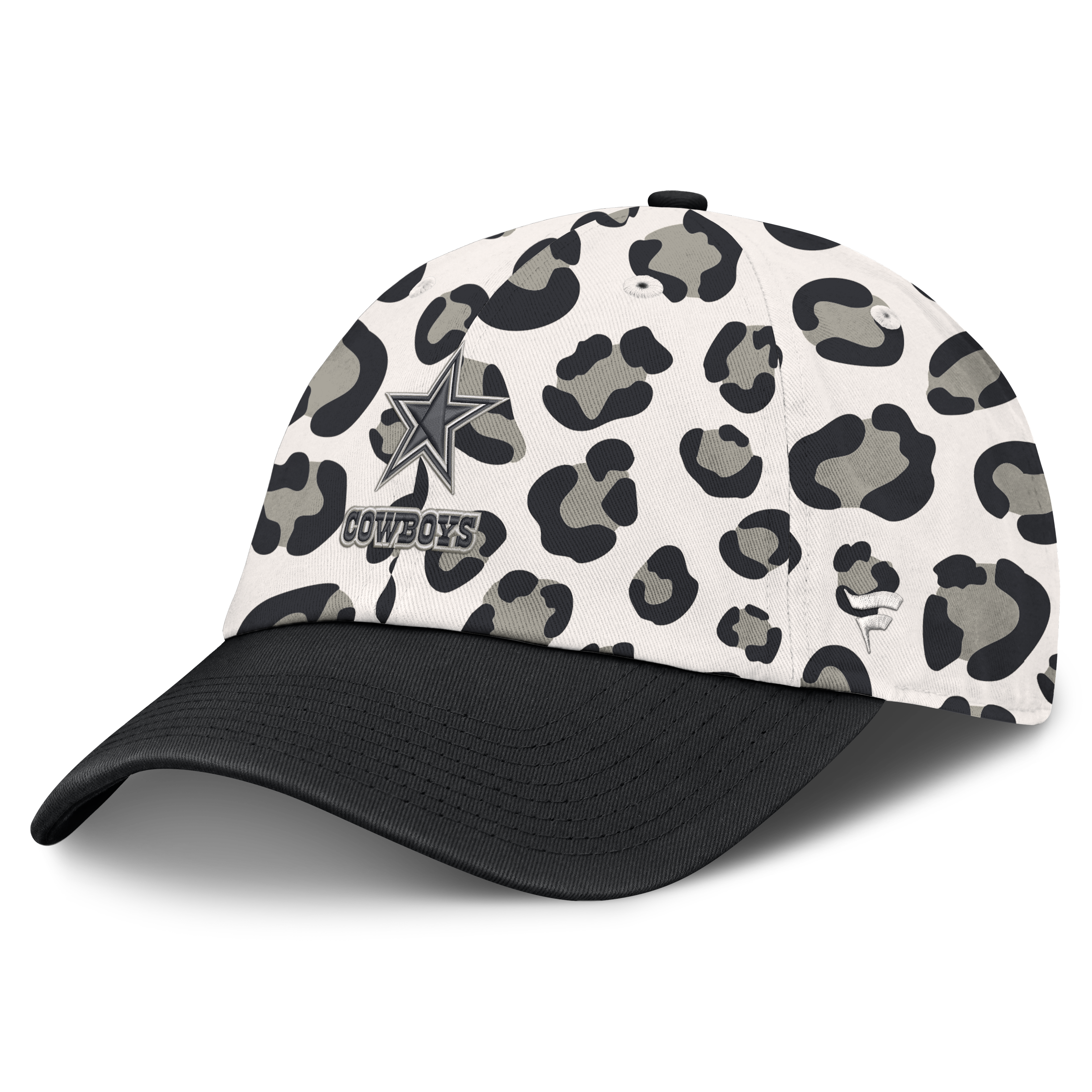 Women's Fanatics White/Gray Dallas Cowboys Echo Adjustable Hat