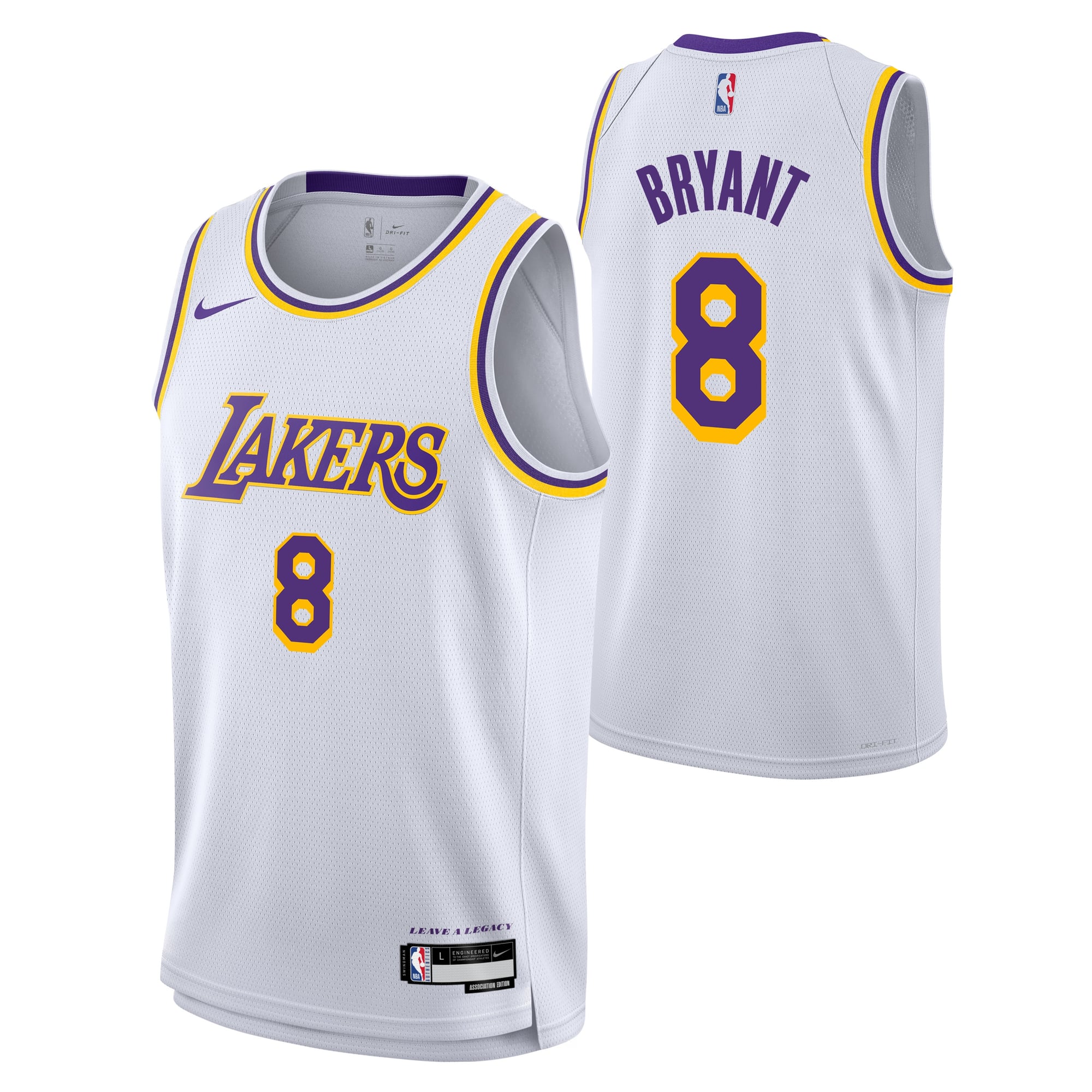 Los Angeles Lakers Association Swingman-Trikot - Kobe Bryant 8 - Jugend