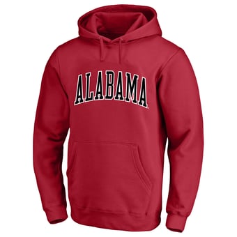 Men's Champion  Crimson Alabama Crimson Tide Arch Over Tackle Twill Big & Tall Hoodie