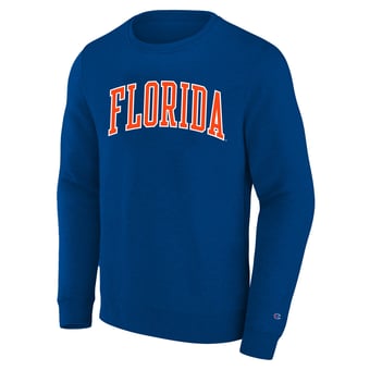 Men's Champion Royal Florida Gators Arch Applique Big & Tall Sweatshirt