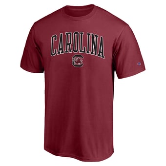 Men's Champion  Garnet South Carolina Gamecocks Champion Big & Tall Team Arch Over Wordmark T-Shirt