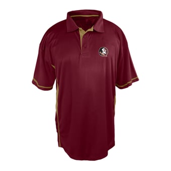 Men's Profile Garnet Florida State Seminoles Big & Tall Color Block Panel Polo