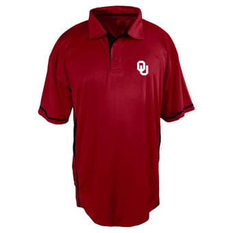 Men's Profile Crimson Oklahoma Sooners Big & Tall Color Block Panel Polo