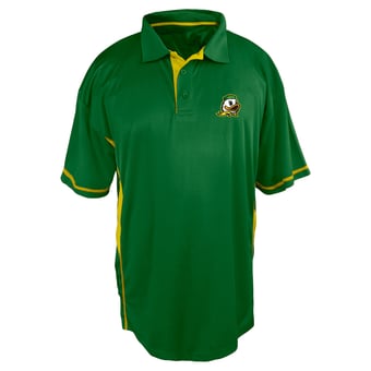 Men's Profile Green Oregon Ducks Big & Tall Color Block Panel Polo