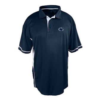 Men's Profile Navy Penn State Nittany Lions Big & Tall Color Block Panel Polo