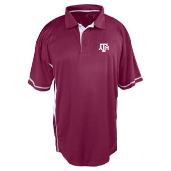 Men's Profile Maroon Texas A&M Aggies Big & Tall Color Block Panel Polo