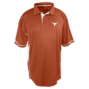 Men's Profile Texas Orange Texas Longhorns Big & Tall Color Block Panel Polo