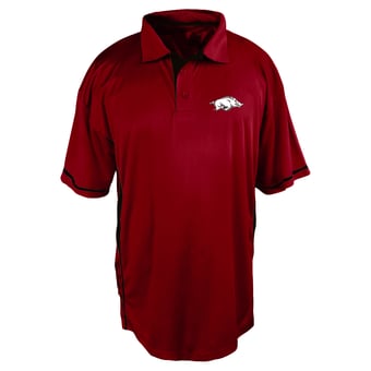 Men's Profile Cardinal Arkansas Razorbacks Big & Tall Color Block Panel Polo