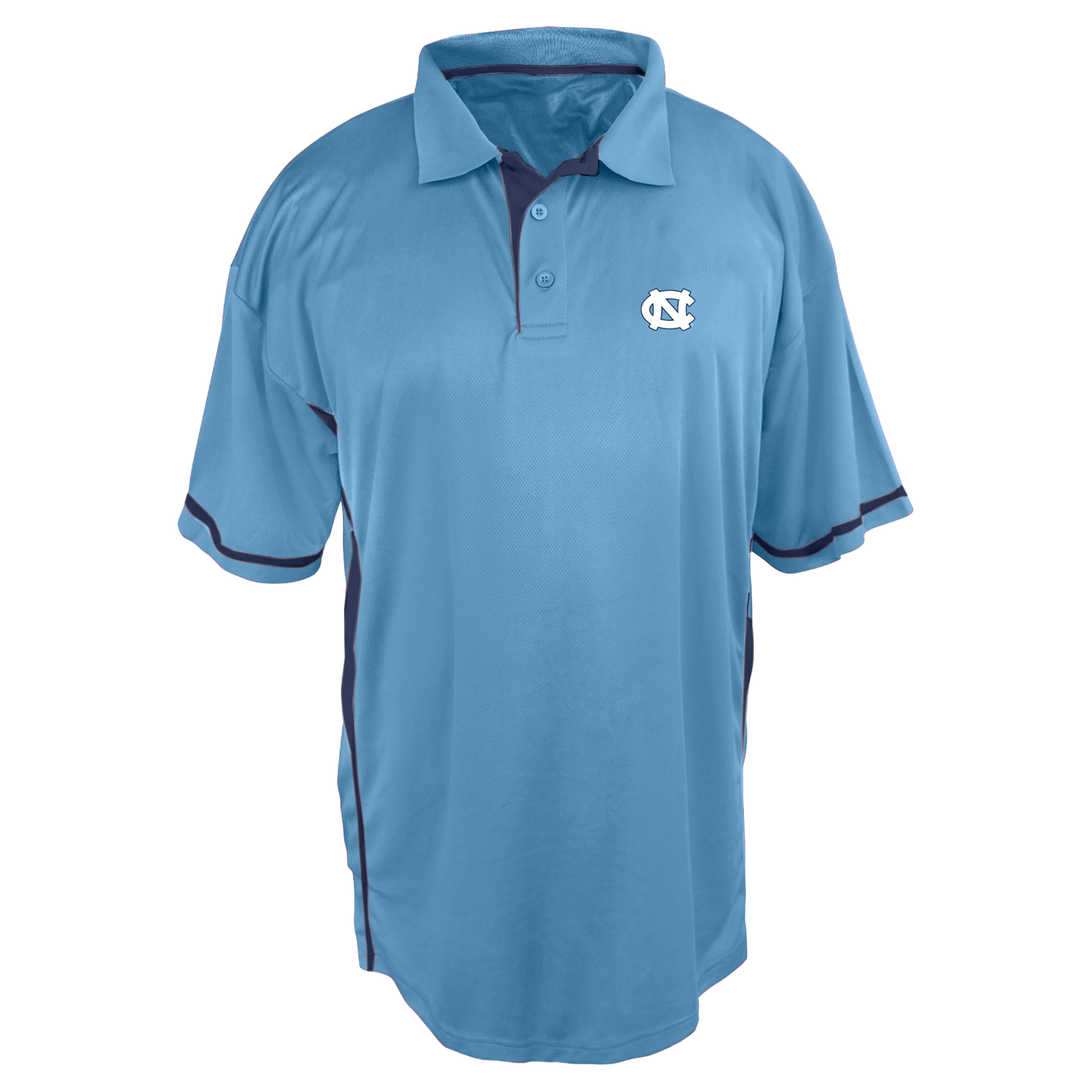 Men’s Profile Light Blue North Carolina Tar Heels Big & Tall Color Block Panel Polo