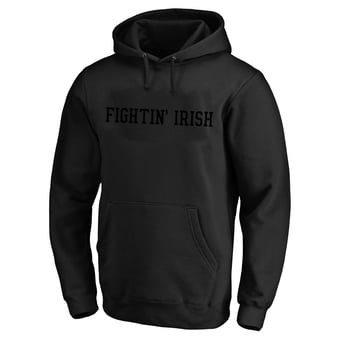 Men's Profile  Black Notre Dame Fighting Irish Tonal Hoodie