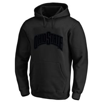 Men's Champion  Black Ohio State Buckeyes Big & Tall Tonal Hoodie