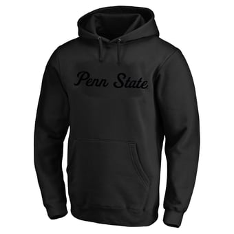 Men's Champion  Black Penn State Nittany Lions Big & Tall Tonal Hoodie