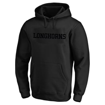 Men's Champion  Black Texas Longhorns Big & Tall Tonal Hoodie