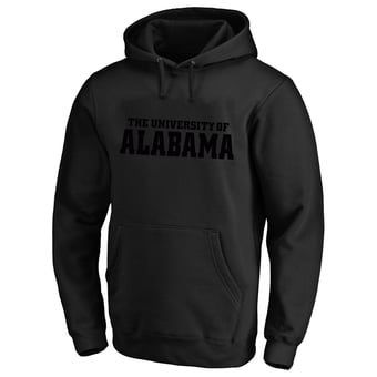 Men's Champion  Black Alabama Crimson Tide Big & Tall Tonal Hoodie