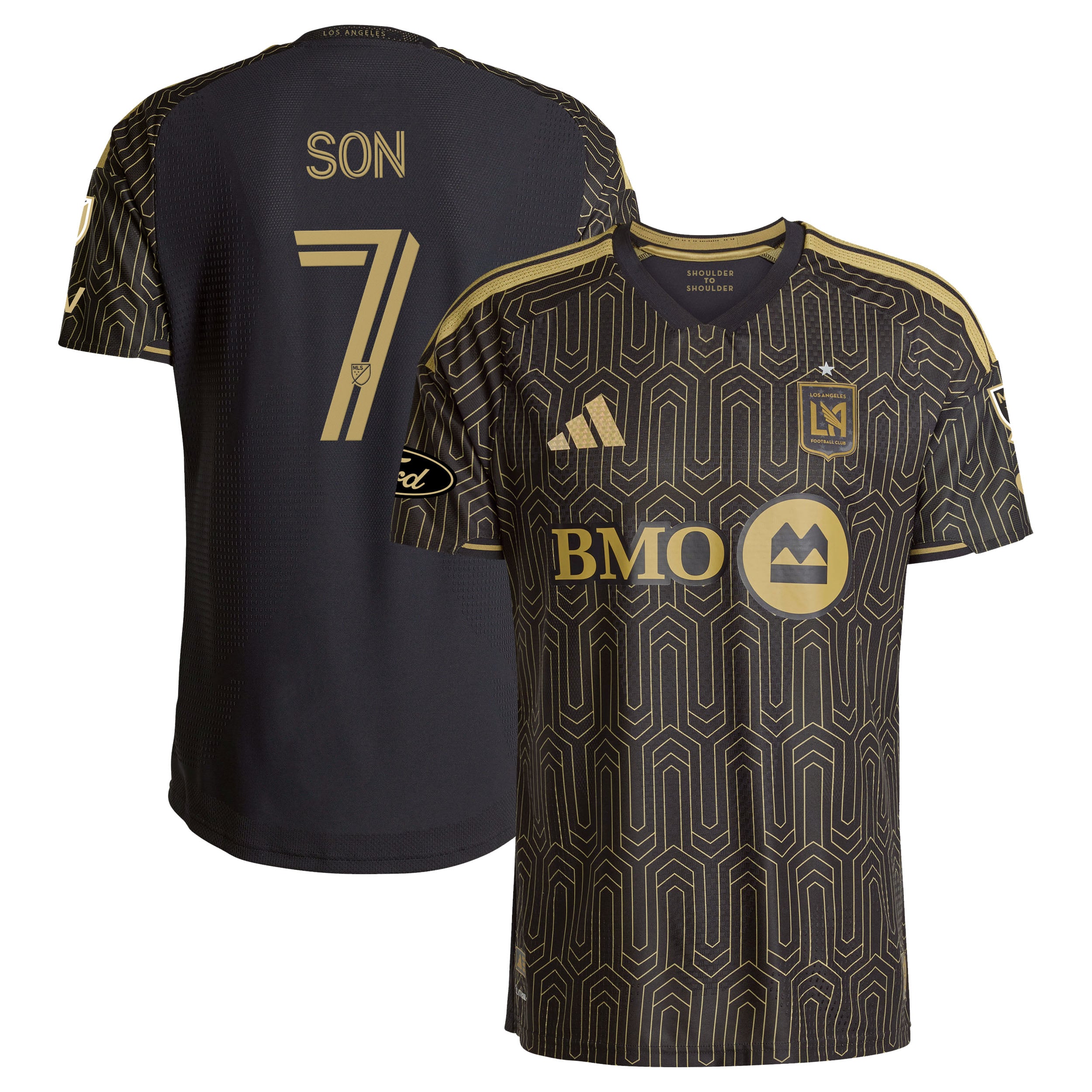 Men's adidas Son Heung-Min Black LAFC 2026 Primary Kit On-Field Authentic Patch Jersey