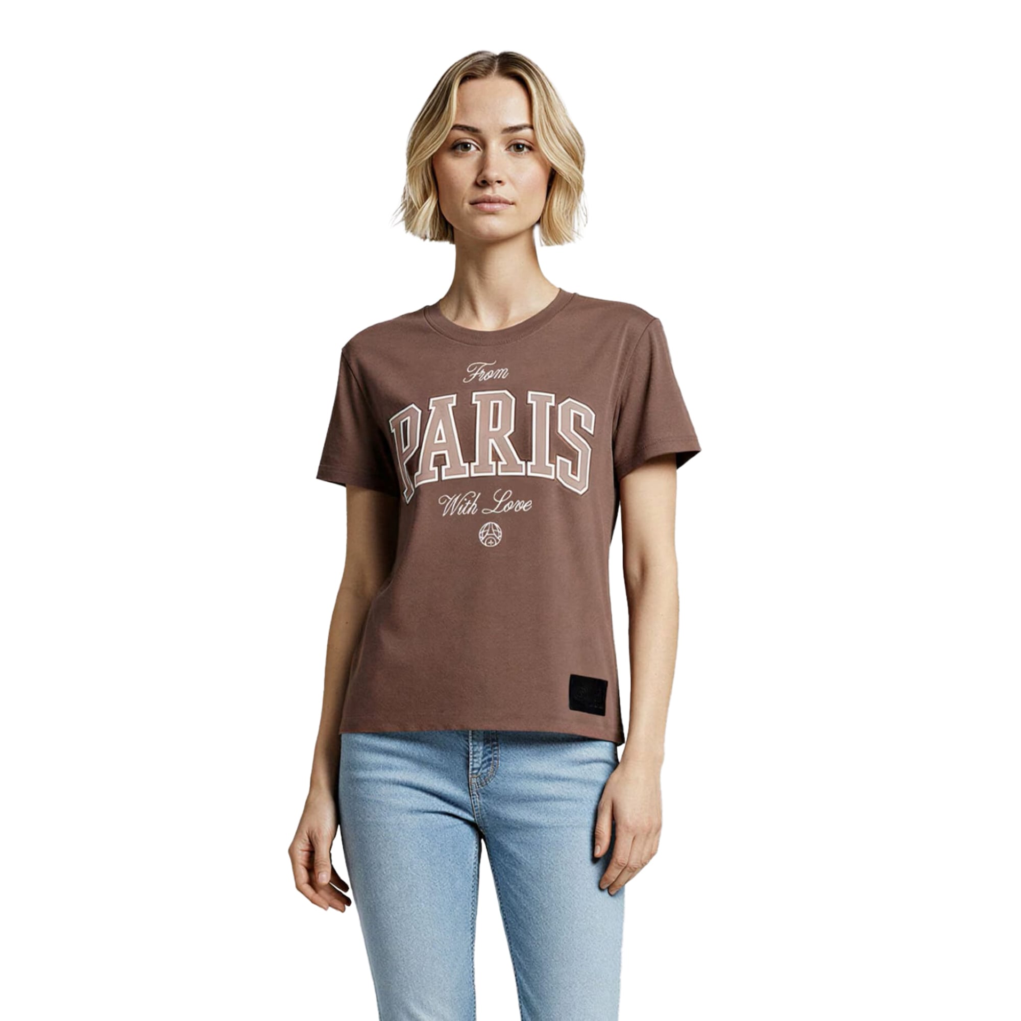 PSG From Paris With Love Graphic Elevated T-Shirt - Womens
