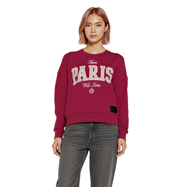 Sweat PSG From Paris With Love Graphique Elevated - Femme