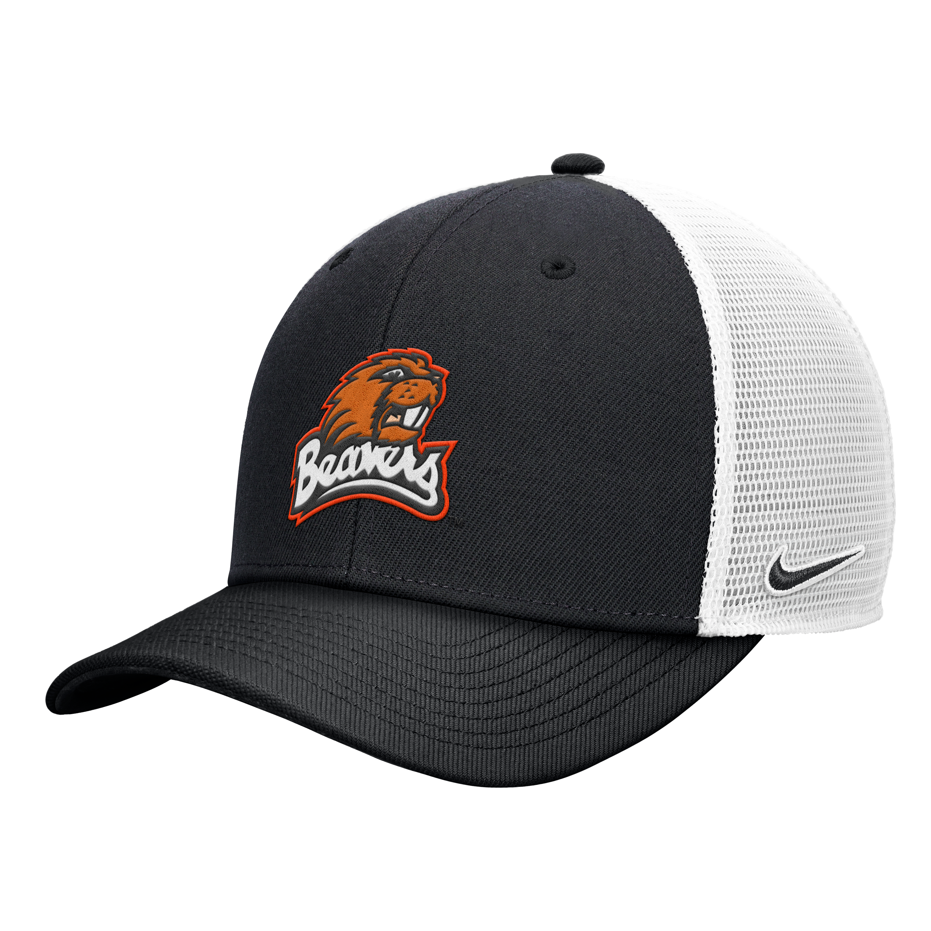 Men's Nike Black Oregon State Beavers 20th Anniversary Rise Dri-FIT Trucker Adjustable Hat