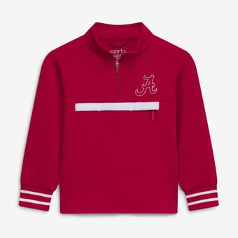 Toddler Garb Crimson Alabama Crimson Tide Atlas Quarter-Zip Tri-Blend Pullover
