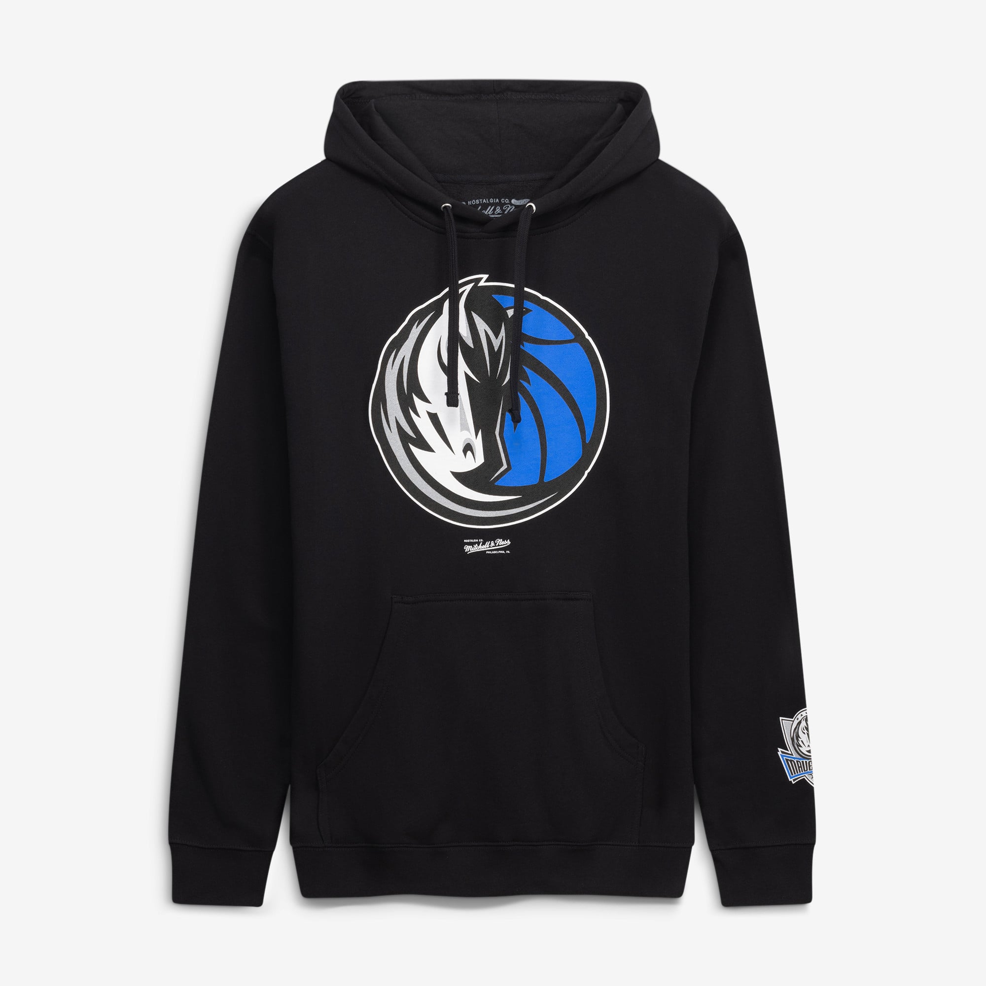 Men's Mitchell & Ness  Black Dallas Mavericks Fleece Hoodie