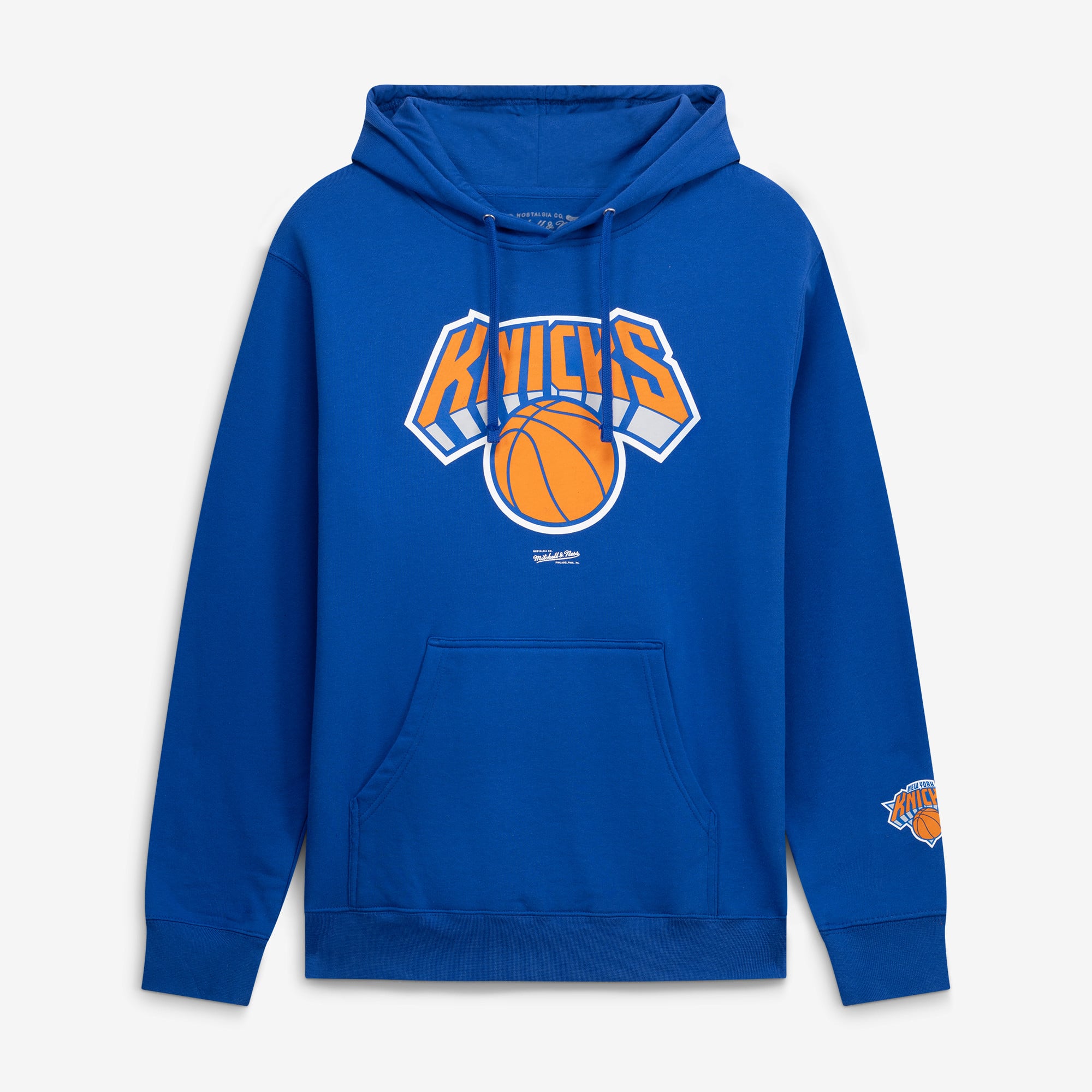 Men's Mitchell & Ness Blue New York Knicks Fleece Hoodie