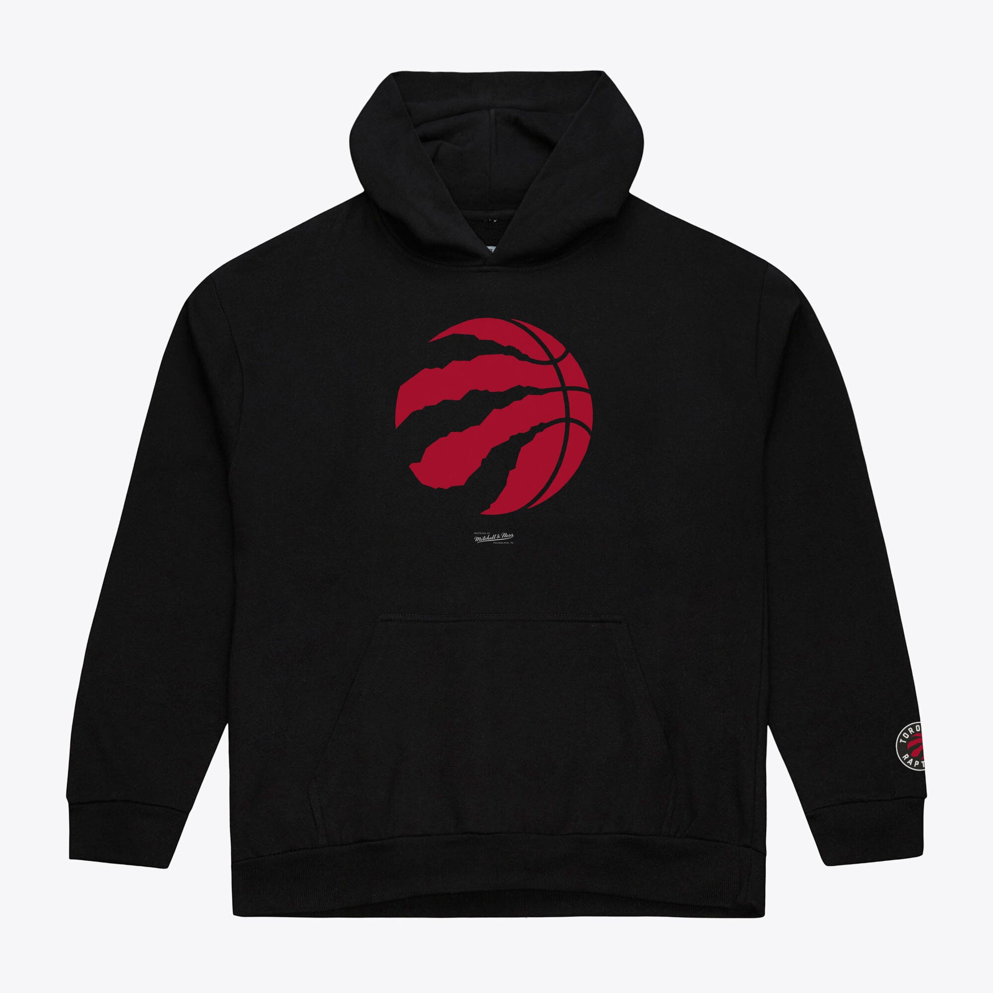Men's Mitchell & Ness  Black Toronto Raptors Basic Fleece Hoodie