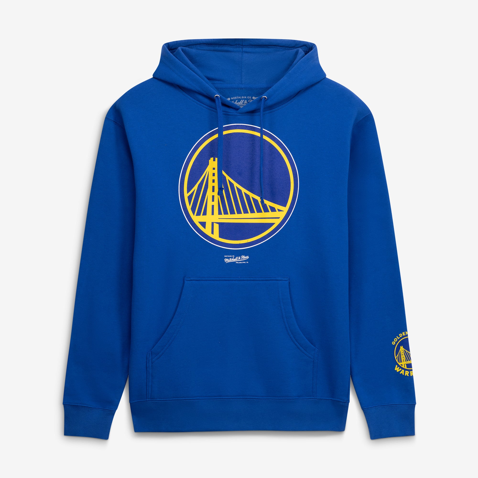 Men's Mitchell & Ness  Royal Golden State Warriors Fleece Hoodie