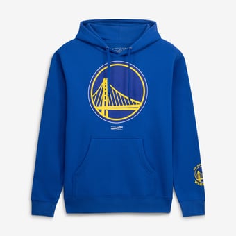 Men's Mitchell & Ness  Royal Golden State Warriors Fleece Hoodie