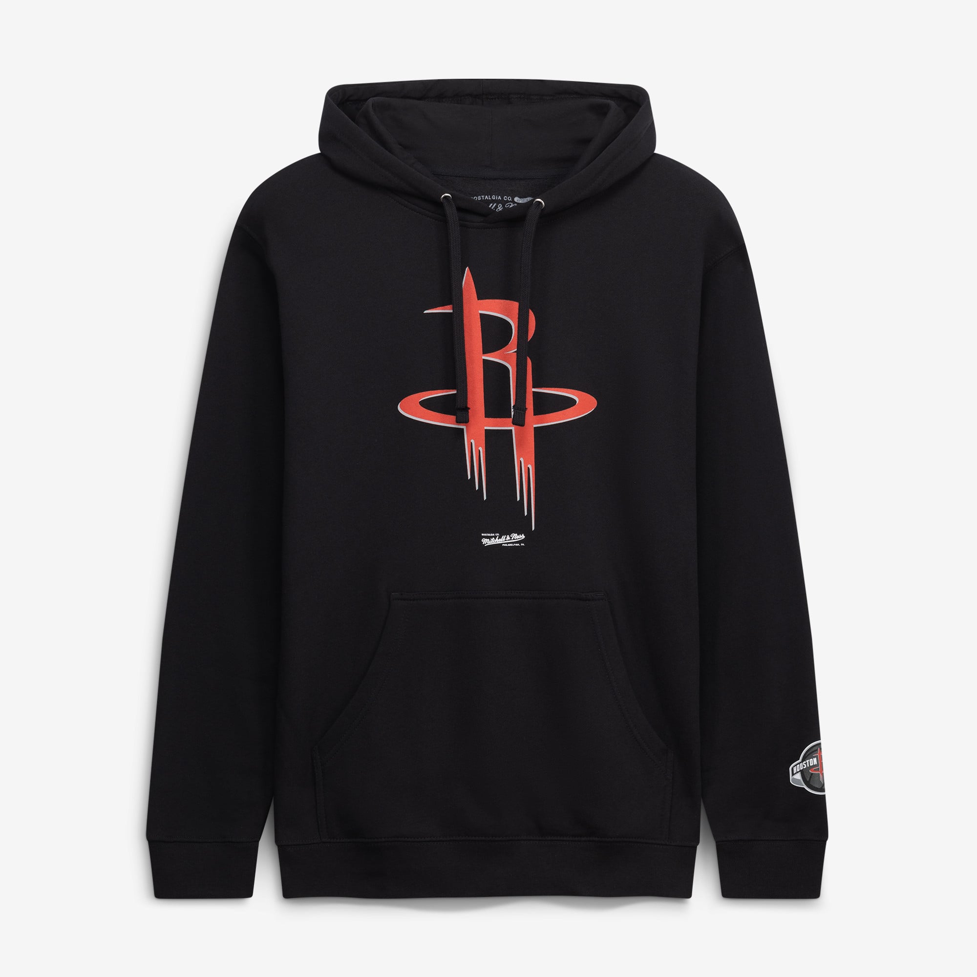 Men's Mitchell & Ness Black Houston Rockets Fleece Hoodie