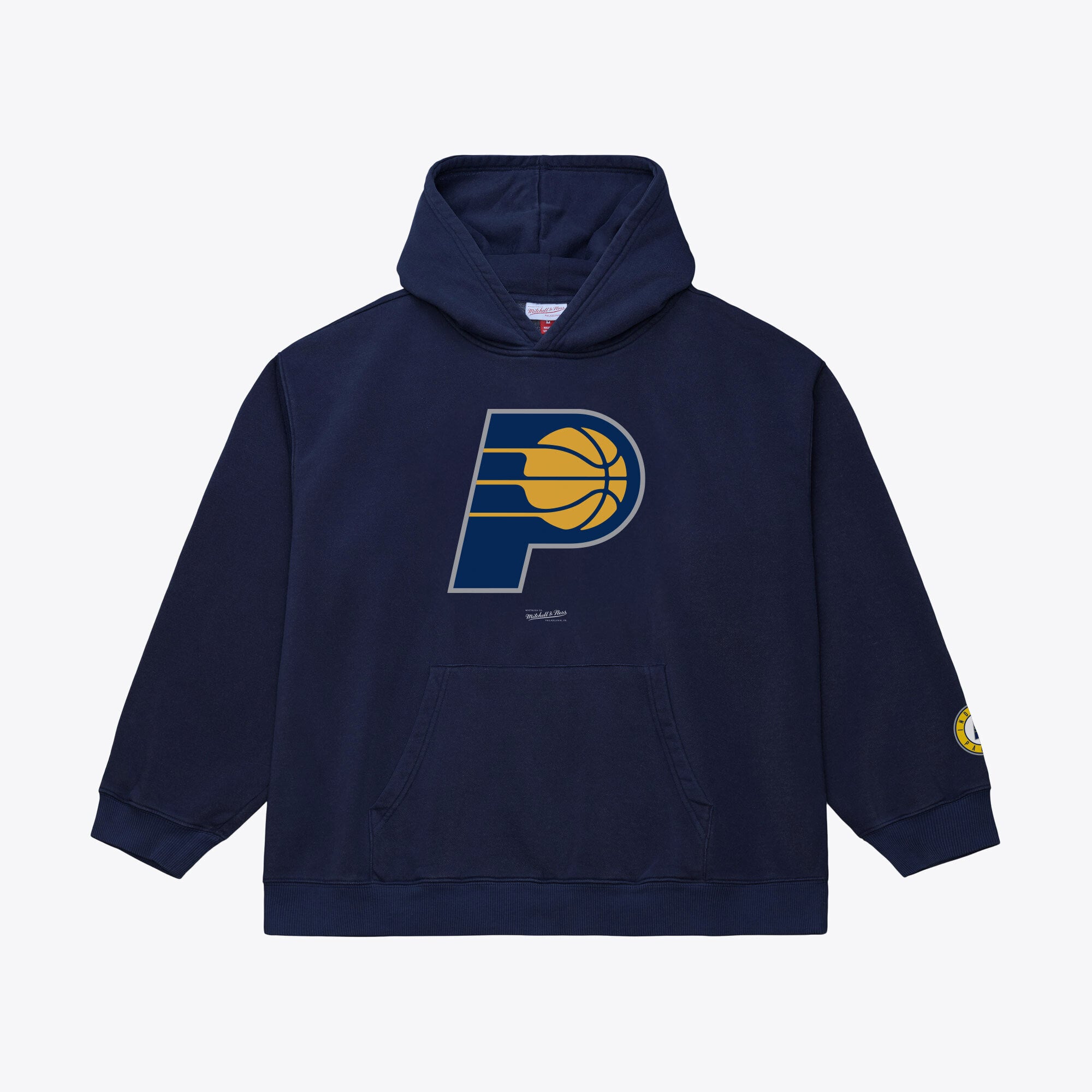 Men's Mitchell & Ness Navy Indiana Pacers Basic Fleece Hoodie