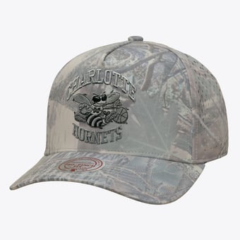 Men's Mitchell & Ness Camo Charlotte Hornets Perfect Pro Adjustable Hat