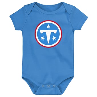 Newborn Outerstuff  Light Blue Tennessee Titans Primary Logo Bodysuit