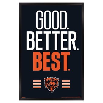 Chicago Bears 23" x 34" Framed Poster