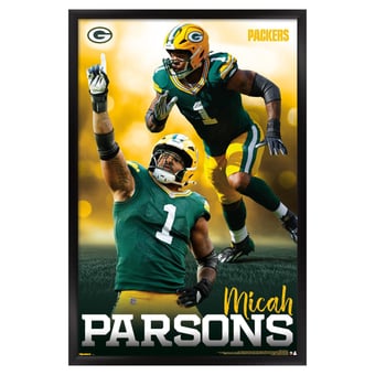 Micah Parsons Green Bay Packers 23" x 34" Framed Player Poster
