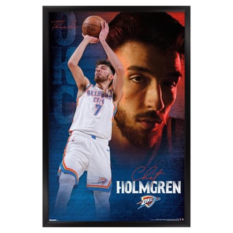 Chet Holmgren Oklahoma City Thunder 23" x 34" Framed Player Poster