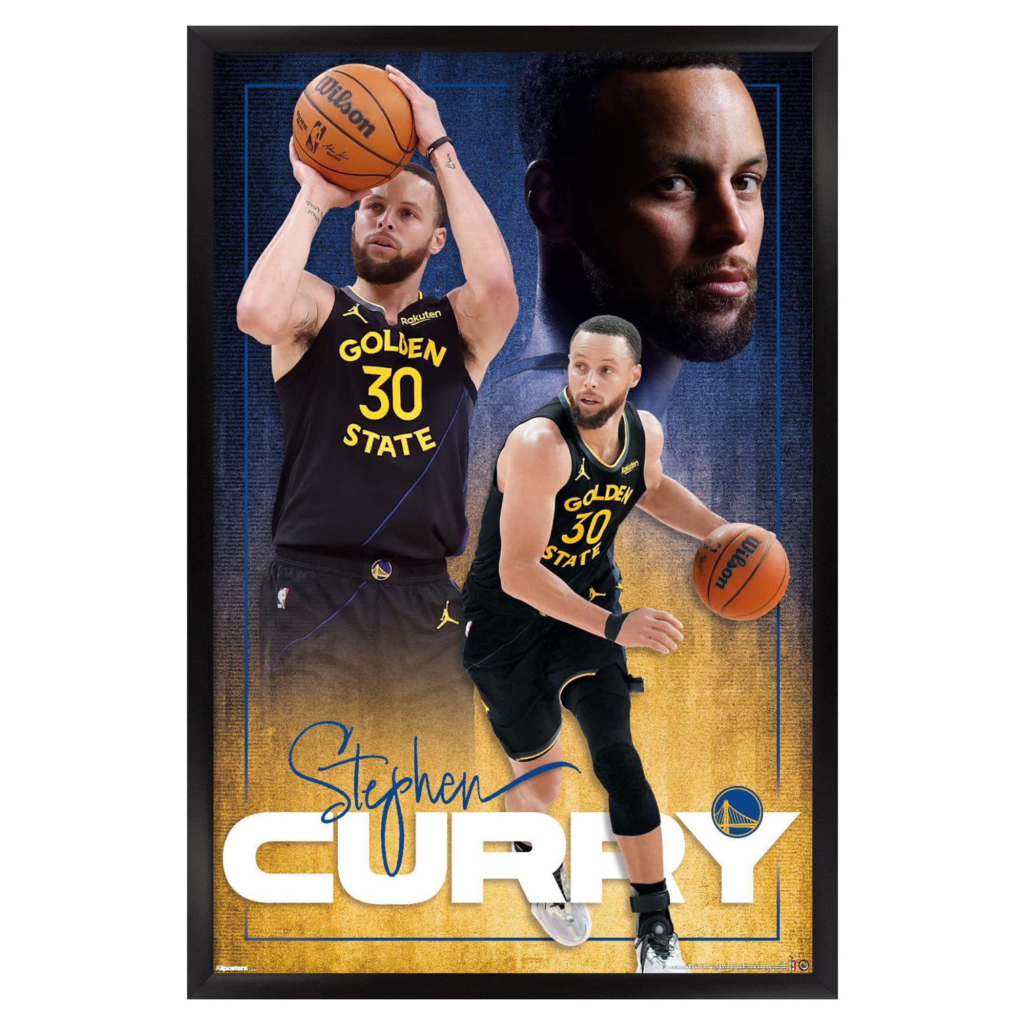 Stephen Curry Golden State Warriors 23" x 34" Framed Player Poster
